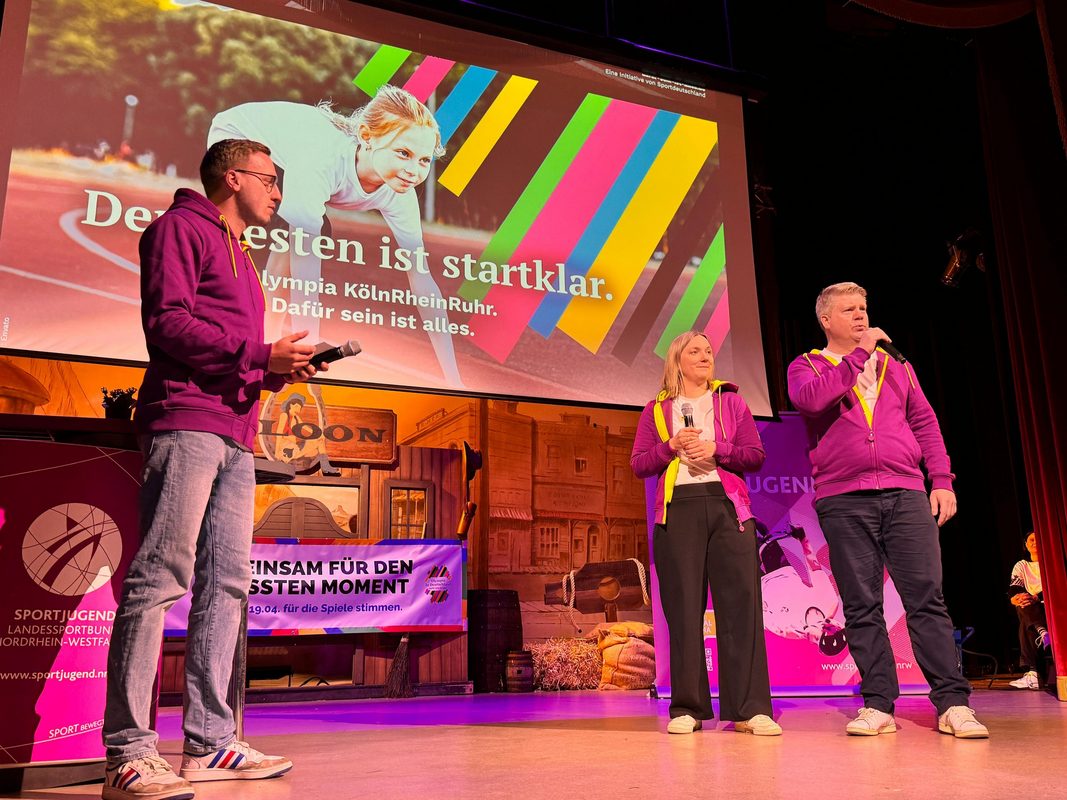 Fabrice Sell, Laura Hantke und Tobias Knoch