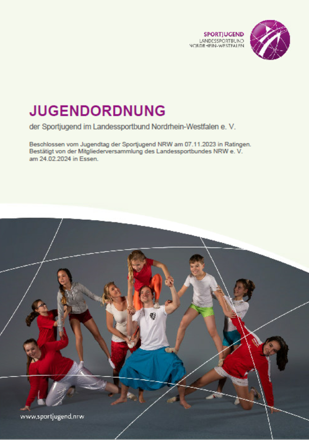 Cover Jugendordnung der Sportjugend NRW
