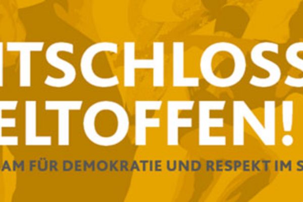 Cover Entschlossen Weltoffen